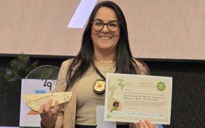 Thais Amaral da Cunha Emmerick, mestranda da UFSC vencedora do 29º Concurso de Inovação no Setor Público da ENAP