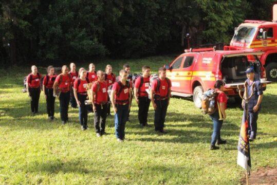 Alunos participando do Treinamento de Resistência Operacional