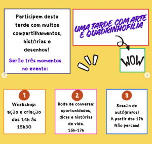 Arte em Quadrinhos - Workshop com Fernanda Baukat e José Aguiar