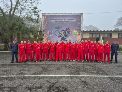 Cadetes do Curso de Formação de Oficiais participando do 38º Encontro Nacional das Academias Militares Estaduais
