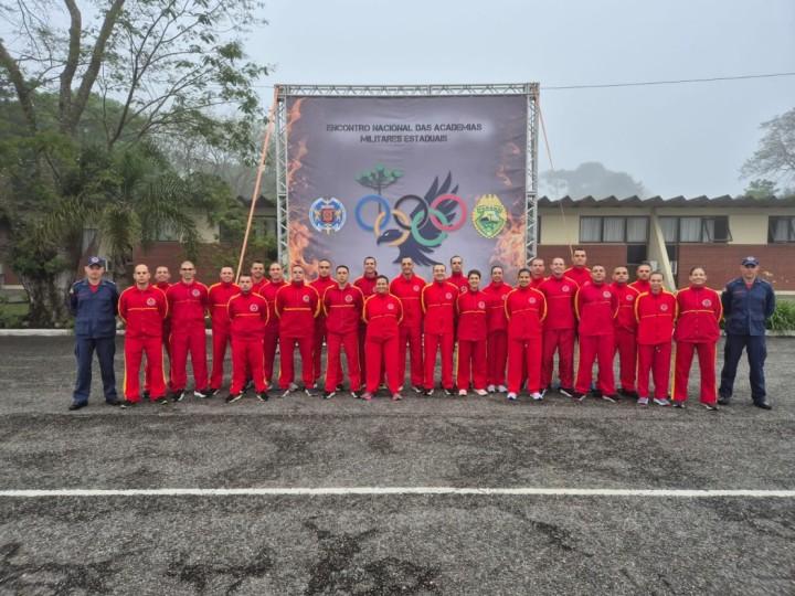 Cadetes do Curso de Formação de Oficiais participando do 38º Encontro Nacional das Academias Militares Estaduais
