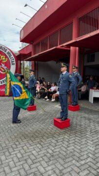 Cerimônia do Corpo de Bombeiros Militar de Santa Catarina em Bombinhas