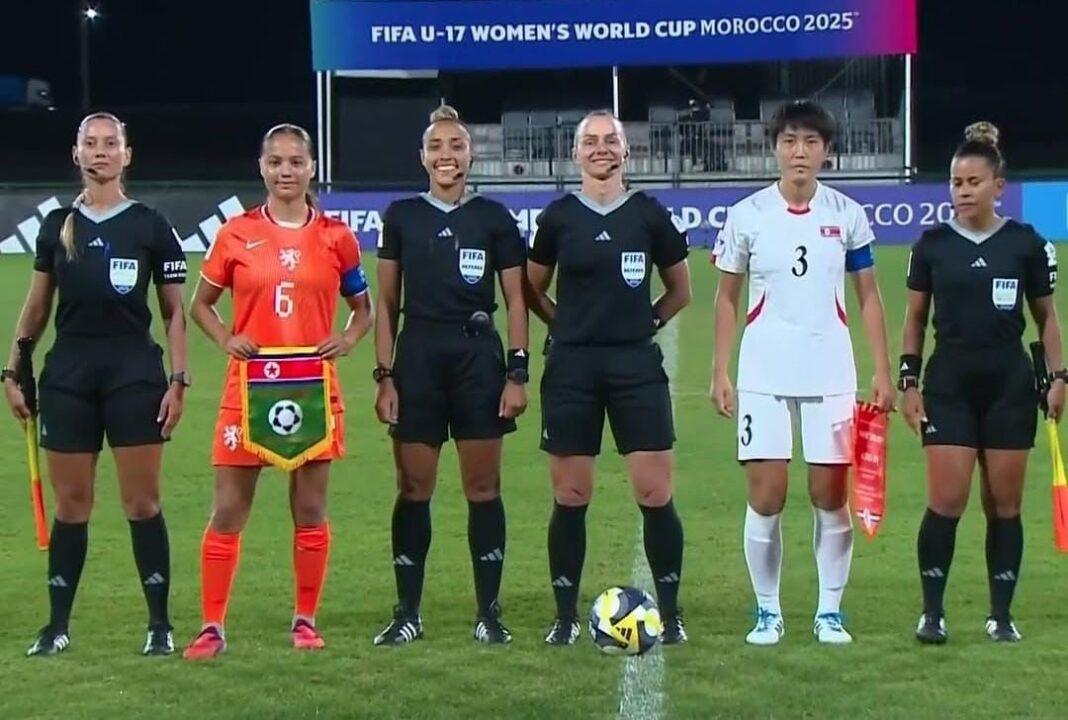 Árbitra Charly Wendy Straub Deretti na Copa do Mundo Feminina Sub-17