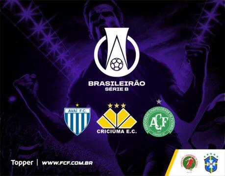 Emblemas do Criciúma e Chapecoense