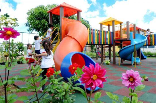 Imagem ilustrativa de crianças saudáveis e bem nutridas