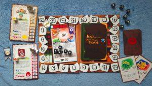 Jogo de tabuleiro inspirado em clássicos da literatura infantil