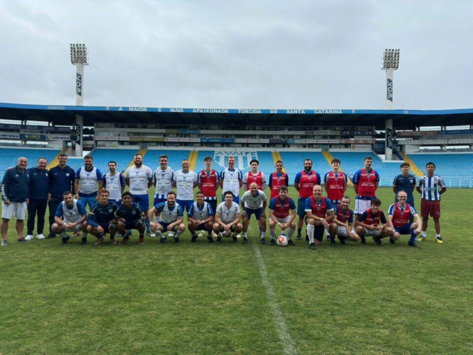 Sócios jogando na Ressacada