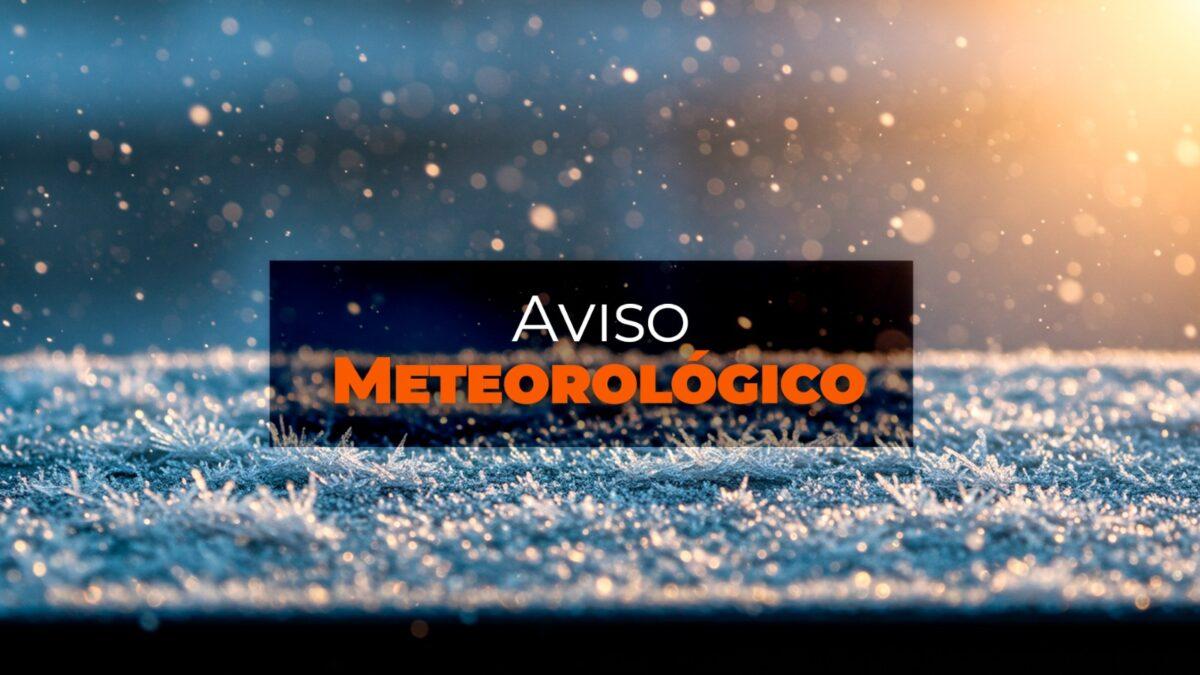 Mapa representando a previsão meteorológica de Santa Catarina