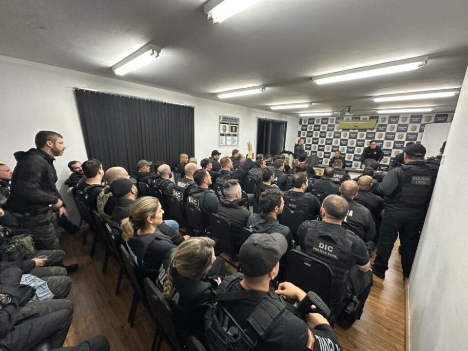 Operação policial da Polícia Civil de Santa Catarina em Ponte Serrada e Chapecó