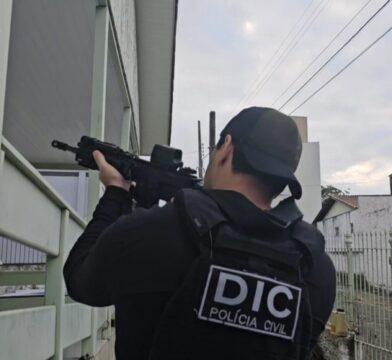 Operação policial contra o tráfico de drogas