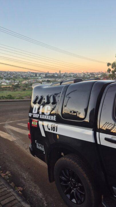 Prisão de criminosos por estelionato em Xanxerê