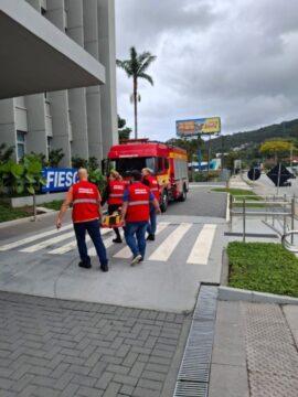 Simulado de Incêndio na FIESC - Treinamento de Evacuação e Segurança