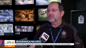Imagem ilustrativa da segurança na UFSC