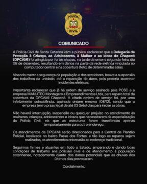Central de Plantão Policial em Chapecó