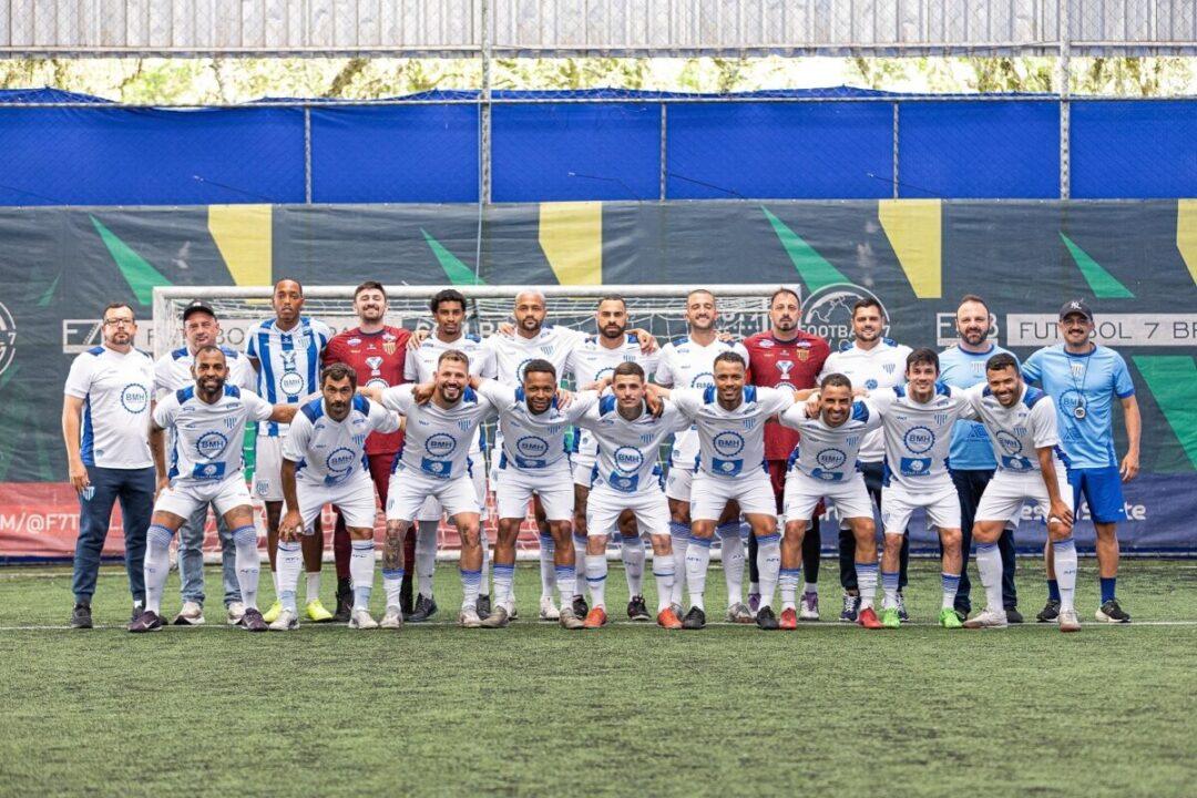 Jogadores do Avaí Fut7 em campo