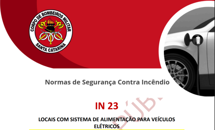 Edifício com ponto de recarga para veículos elétricos