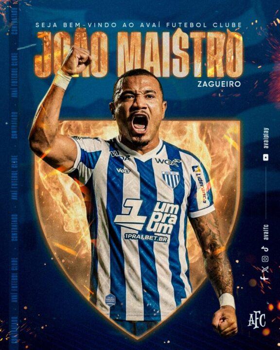 Zagueiro João Maistro - Reforço do Avaí FC 2026