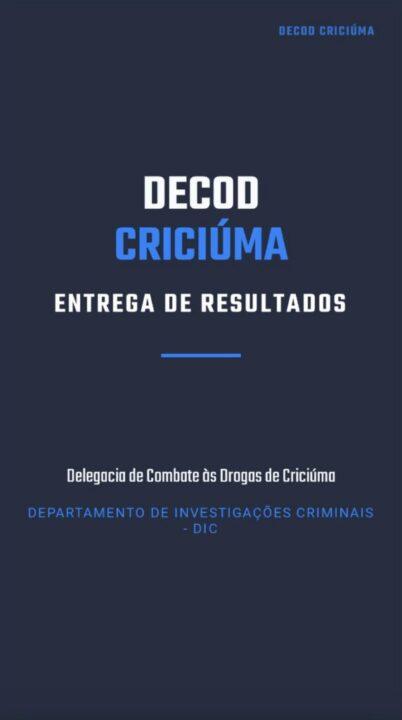 Imagem DECOD Criciúma