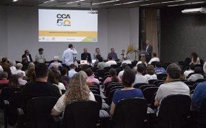 Foto do evento de celebração dos 50 anos do CCA UFSC