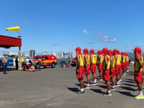 Novos Guarda-Vidas e equipamentos operacionais do CBMSC em Florianópolis