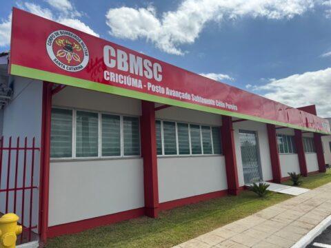 Inauguração do Posto Avançado do Corpo de Bombeiros Militar no Rio Maina em Criciúma