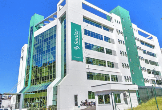 Logotipo das empresas Senior Sistemas e CIGAM