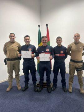 Oficiais participantes do Curso de Polícia Judiciária Militar