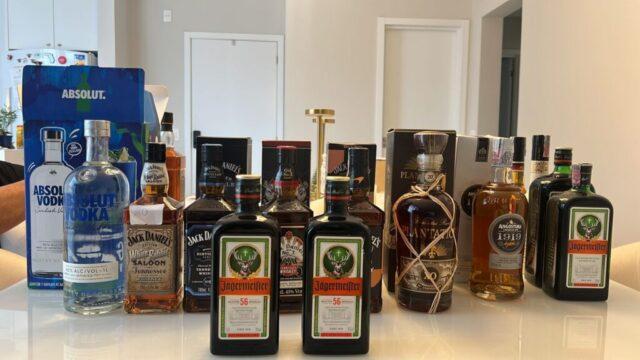 Garrafas de whisky falsificado apreendidas