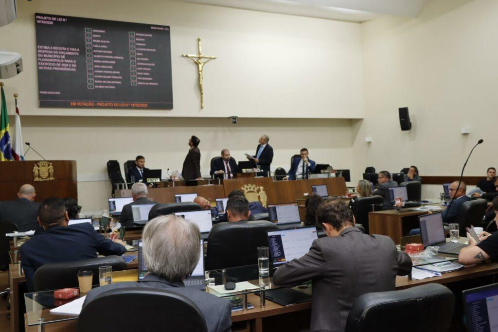 Imagem representando o orçamento municipal de Florianópolis para o ano de 2026