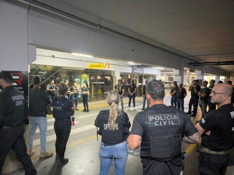 Operação policial relacionada ao crime contra as relações de consumo