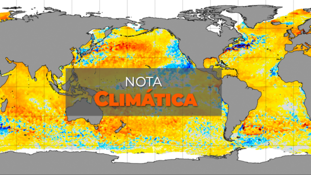 Imagem ilustrativa com previsão climática para o trimestre Janeiro, Fevereiro e Março de 2026 em Santa Catarina