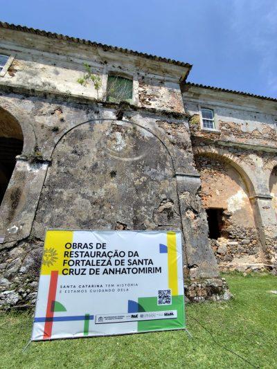 Fortaleza de Anhatomirim em Santa Catarina