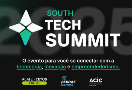 Evento South Tech Summit 2025 no Sul do Brasil