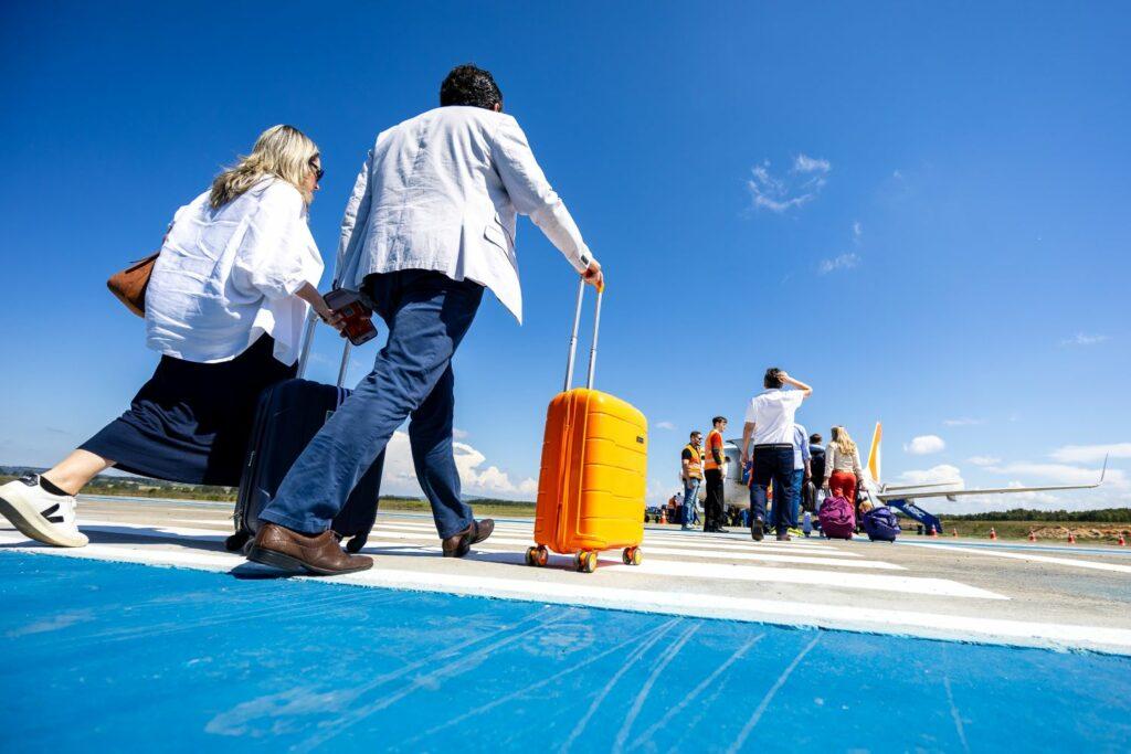 Movimentação no Aeroporto de Florianópolis em Santa Catarina