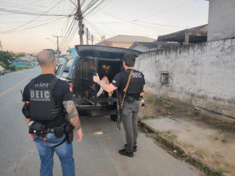 Prisão de narcotraficante em Palhoça