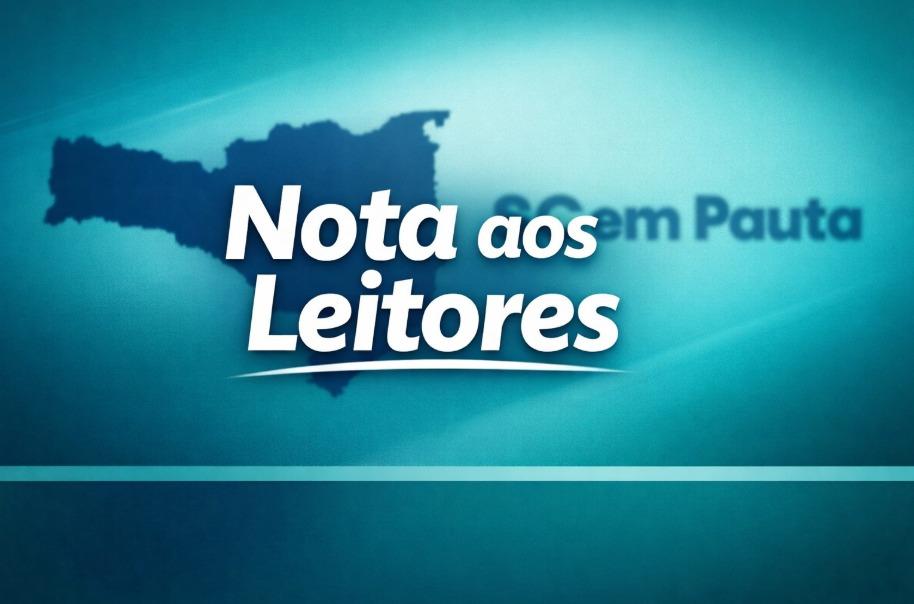 Comunicado aos Leitores - SCemPauta