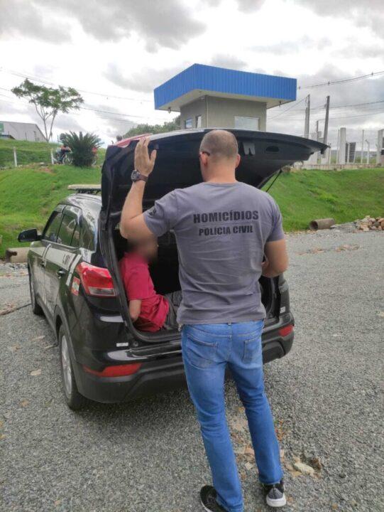 Prisão em Araquari - Captura de foragido da Justiça do Paraná