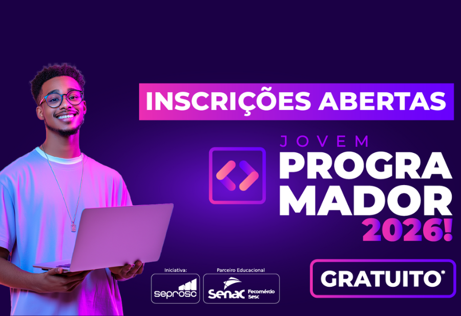 Programa Jovem Programador 2026 em Santa Catarina