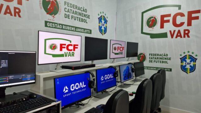 Imagem representativa da implementação do VAR no Campeonato Catarinense Fort Atacadista 2026
