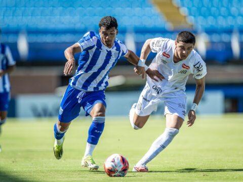 Jogadores do Avaí se preparam para a próxima partida contra o Botafogo