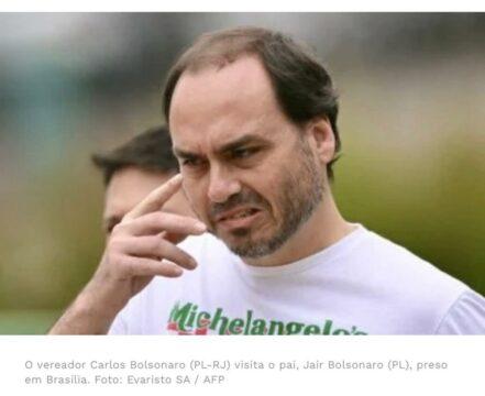 Carlos Bolsonaro pré-candidato suspeita rachadinha