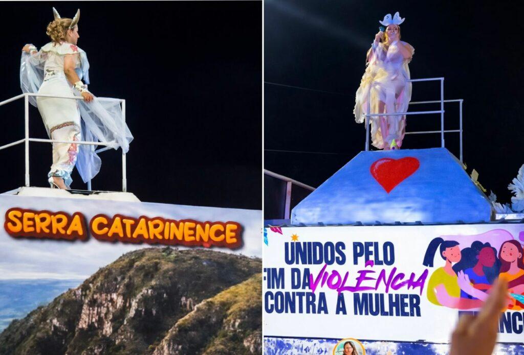 Desfile de Escola de Samba em Lages