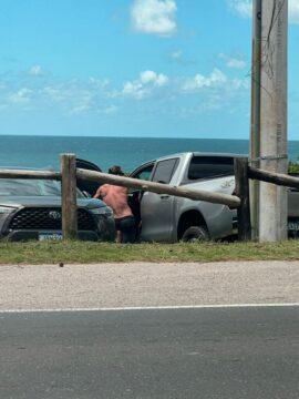 Imagem de uma prisão policial em Florianópolis