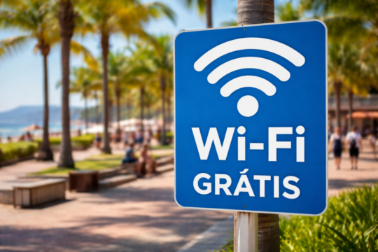 Rede Wi-Fi gratuita em Itapema