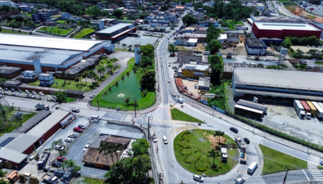 Reurbanização de vias em Blumenau