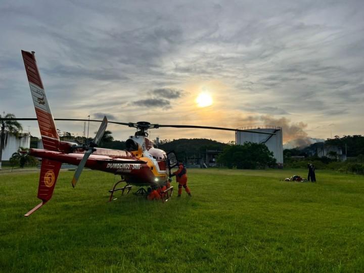 Incêndio Florestal em Itajaí, Santa Catarina
