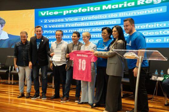 Maria Regina vice-prefeita Blumenau Republicanos