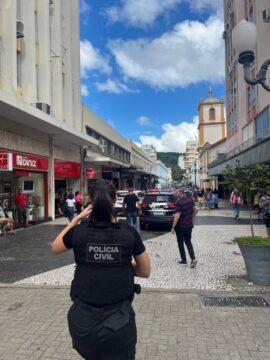 Estúdio fotográfico em investigação policial