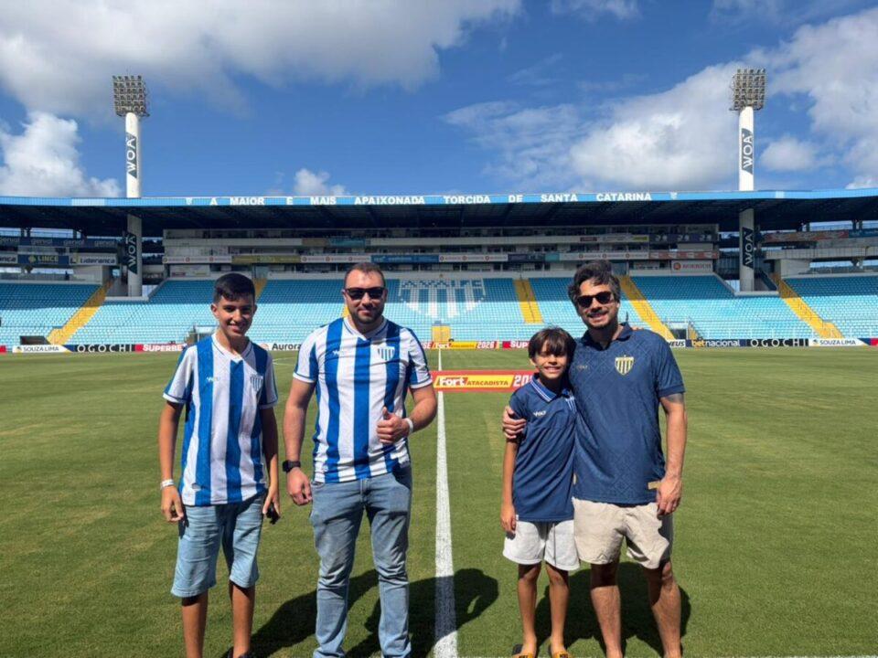 Sócios do Leão participando de ação exclusiva no estádio