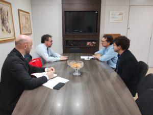 Foto da visita do cônsul-geral da Turquia em São Paulo à UFSC
